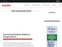 Tablet Screenshot of grassfire.com